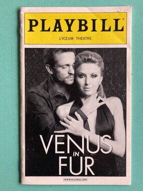 Playbill Venus in Fur Nina Arianda and Hugh Dancy Broadway 2012 Lyceum Theatre
